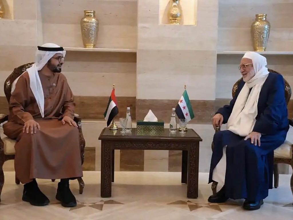 الإمارات وسوريا تبحثان توحيد الجهود لاصدار فتاوى تواكب العصر وتعزز تماسك المجتمع
