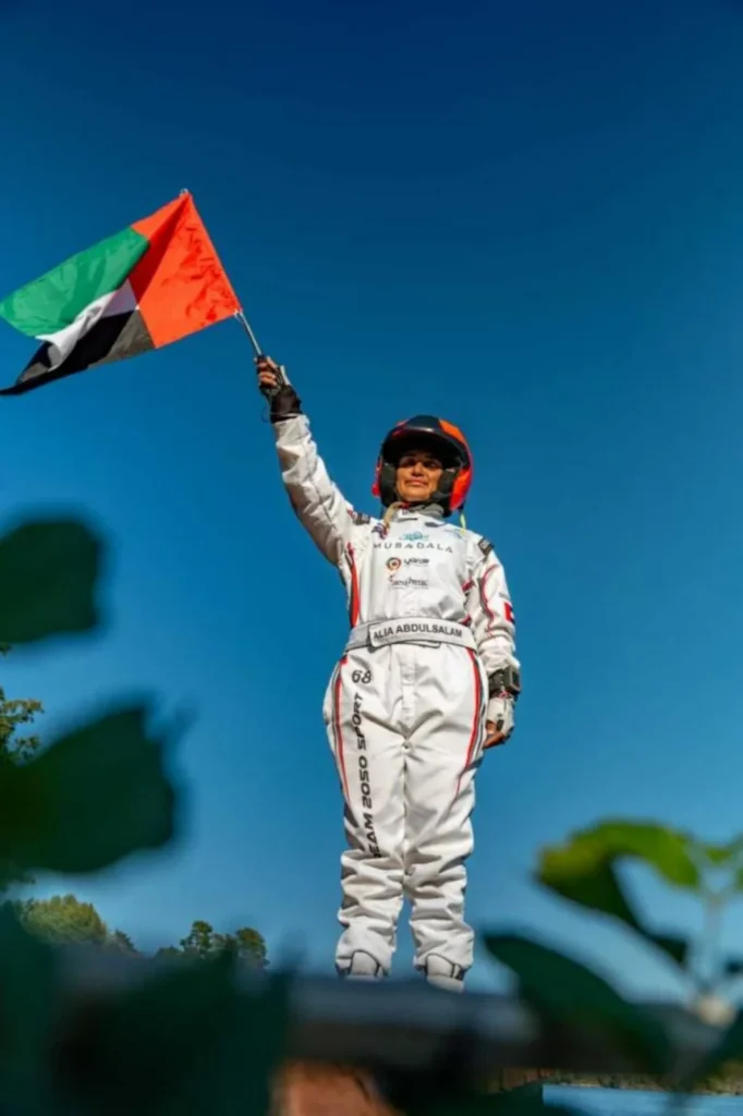 علياء عبدالسلام تتخطى الرقم العالمي للسرعة في الفورمولا 4