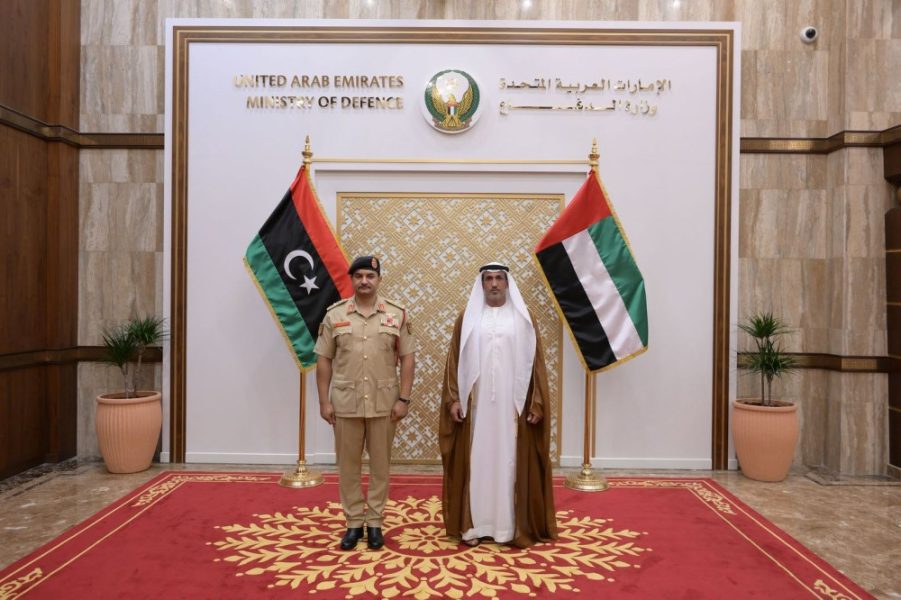 وزير الدولة لشؤون الدفاع يلتقي نائب القائد العام للقوات المسلحة العربية الليبية