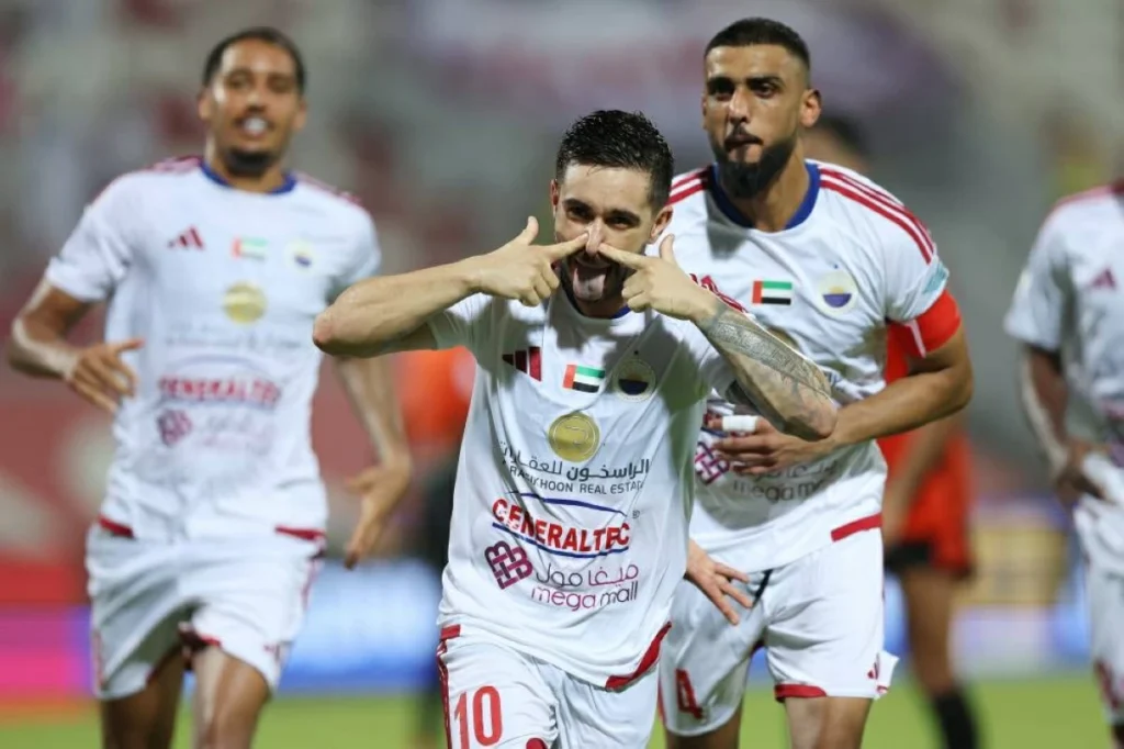 الشارقة يهزم يونايتد في مهرجان الأخطاء الدفاعية