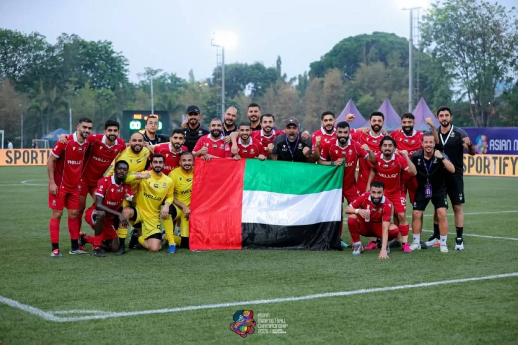 منتخب الإمارات يتأهل إلى مونديال كرة القدم المصغرة 2027