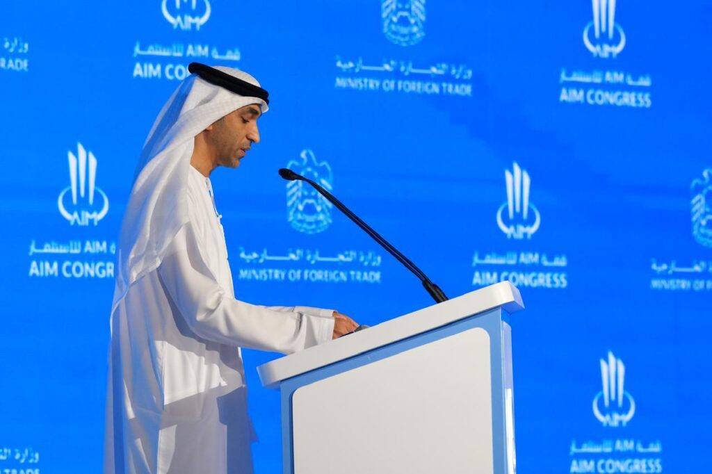 الزيودي في “قمّة AIM للاستثمار”: الإمارات رسخت مكانتها مركزاً عالمياً للتجارة والاستثمار