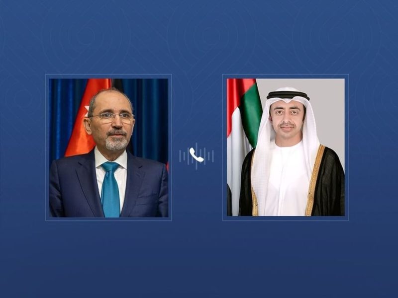 عبدالله بن زايد وأيمن الصفدي يبحثان هاتفياً العلاقات الأخوية وتطورات المنطقة
