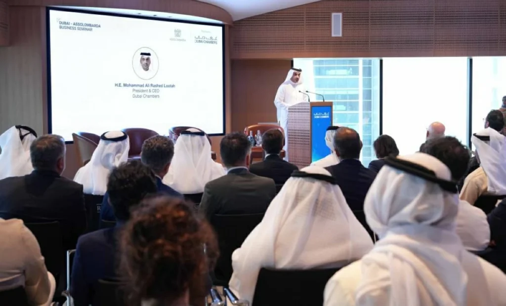 غرف دبي و«أسولومباردا» الإيطالية تتعاونان تجارياً واستثمارياً